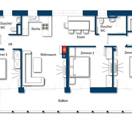 Family Penthouse With Balcony Hébergement de vacances Rauris